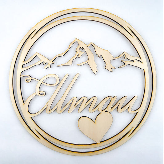 Deko-Loops aus Holz "Heim" - Ellmauer Zirbenwelt