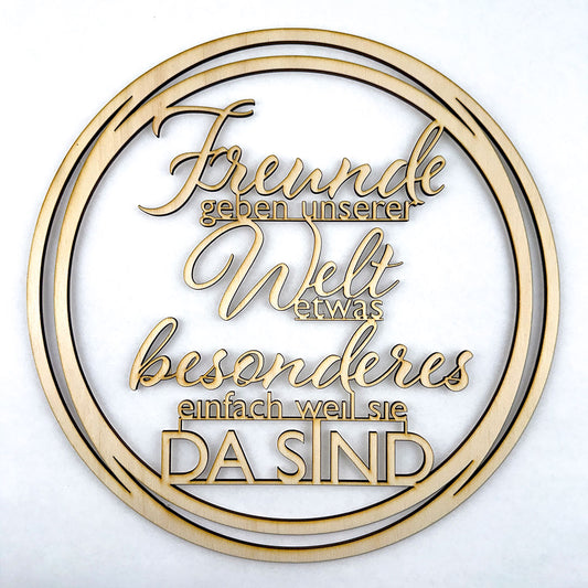 Deko-Loops aus Holz "Heim" - Ellmauer Zirbenwelt