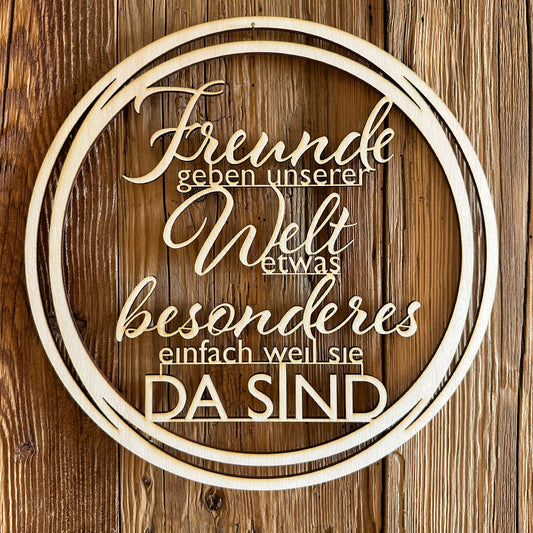 Deko-Loops aus Holz "Heim" - Ellmauer Zirbenwelt