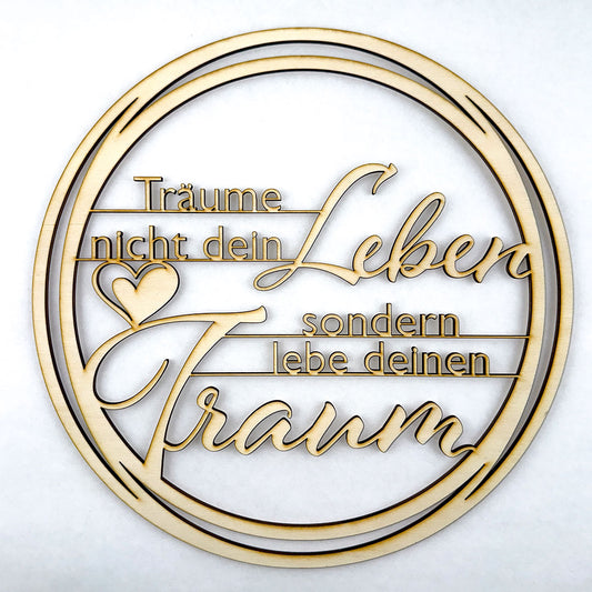 Deko-Loops aus Holz "Heim" - Ellmauer Zirbenwelt