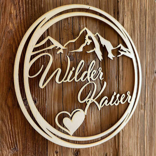 Deko-Loops aus Holz "Heim" - Ellmauer Zirbenwelt