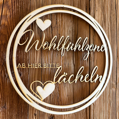 Deko-Loops aus Holz "Heim" - Ellmauer Zirbenwelt