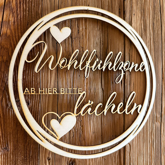 Deko-Loops aus Holz "Heim" - Ellmauer Zirbenwelt