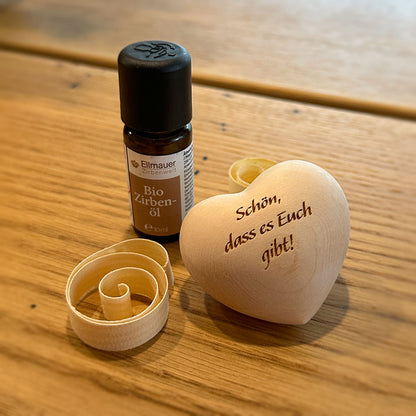 Zirbenherzchen "Schön, dass es Euch gibt"