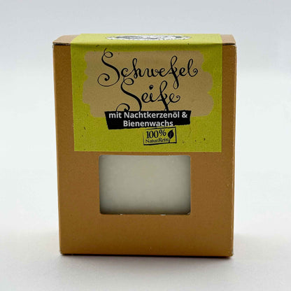 Schwefel-Seife "Nachtkerzenöl & Bienenwachs" 80 g