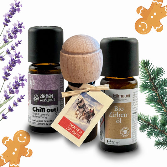 3er Set Winterzauber & Zirbenöl & Chill Out!