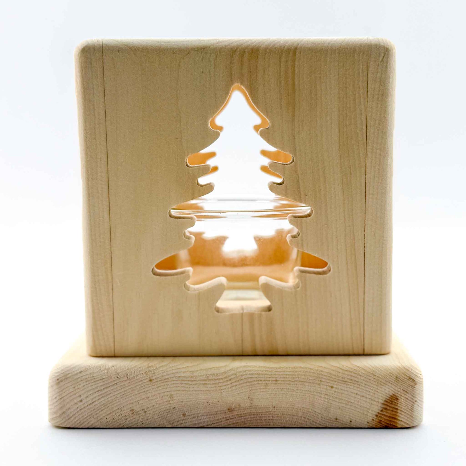 Windlicht mit Weihnachtsmotiv - Ellmauer Zirbenwelt