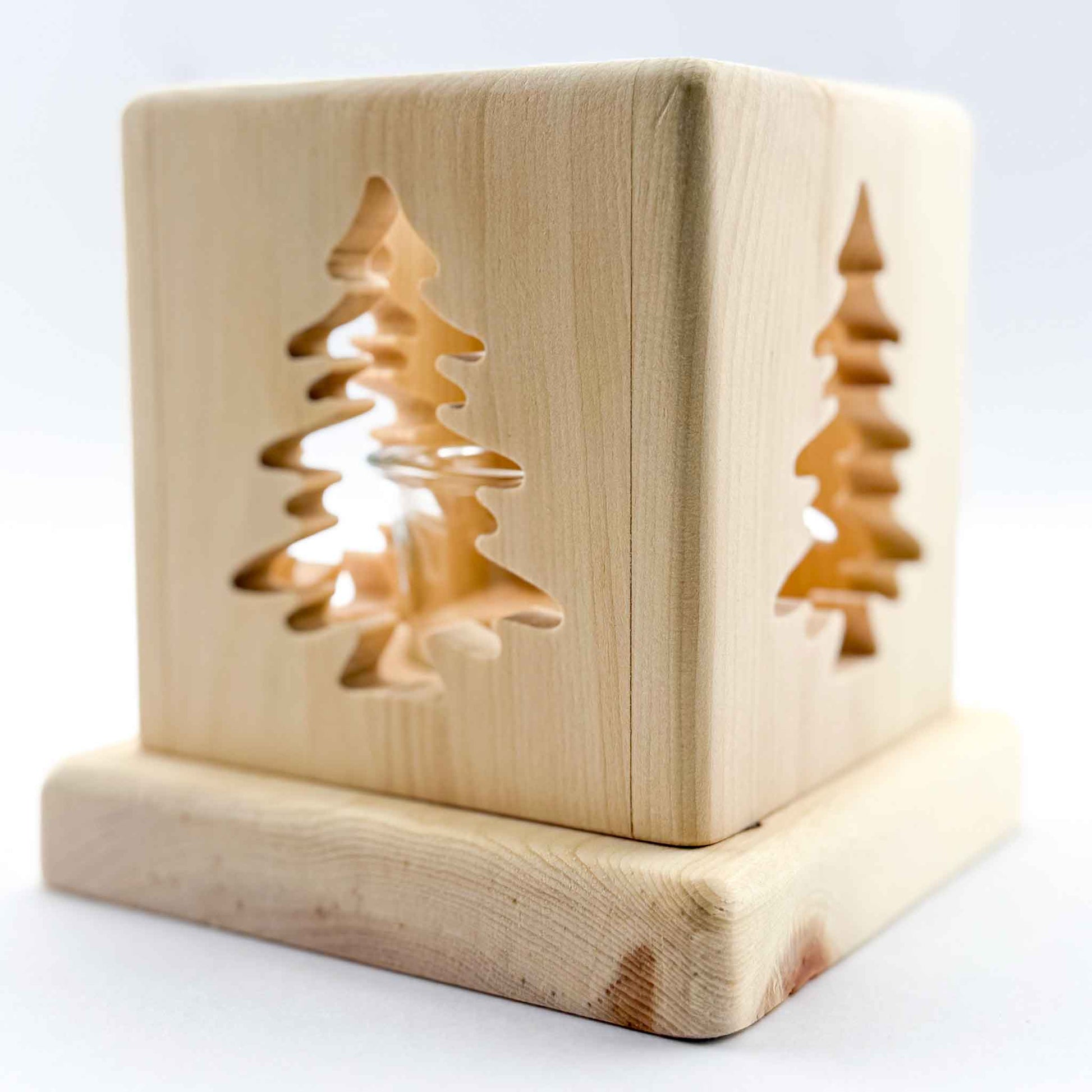 Windlicht mit Weihnachtsmotiv - Ellmauer Zirbenwelt