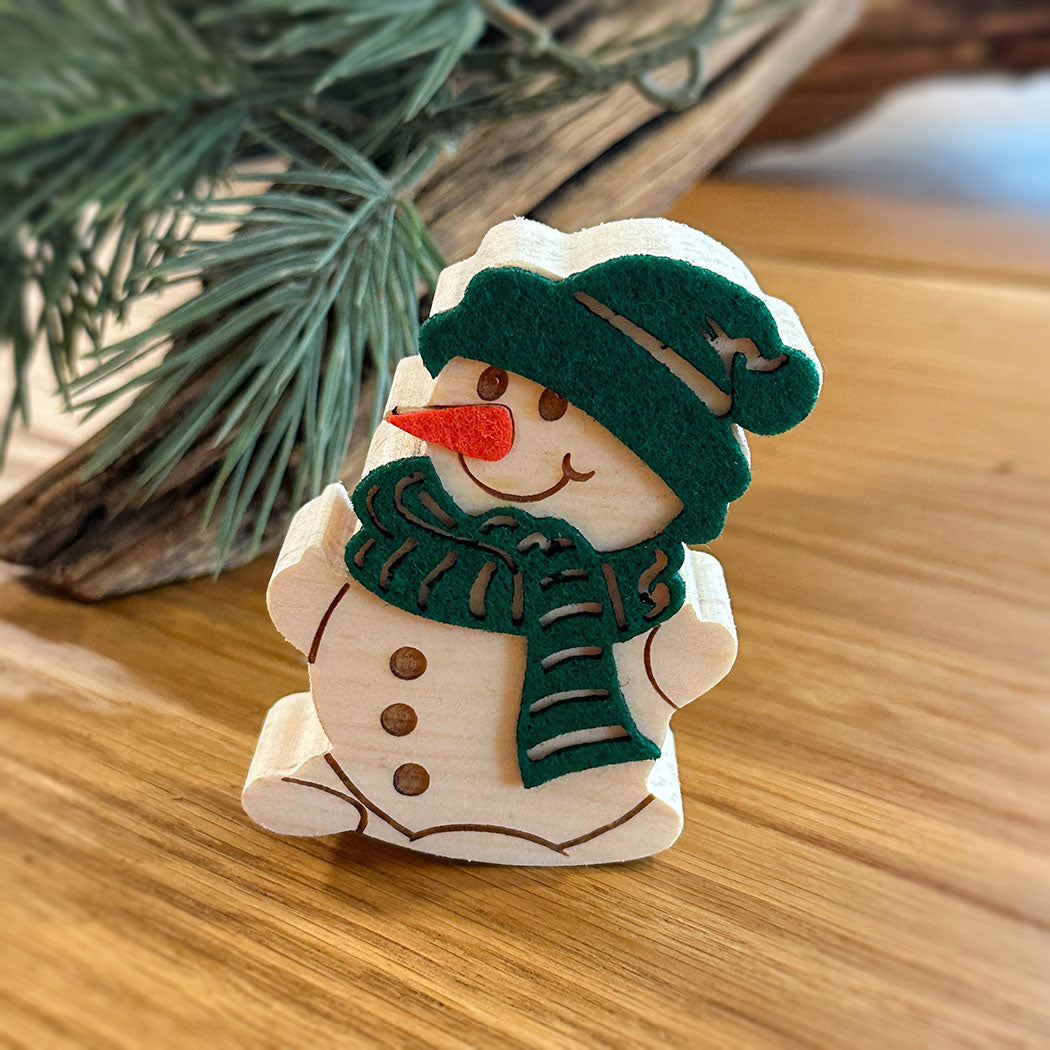 Weihnachts-Deko "Schnee-Familie" - Ellmauer Zirbenwelt