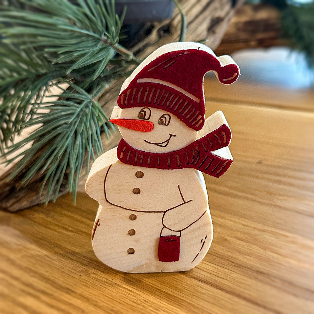 Weihnachts-Deko "Schnee-Familie" - Ellmauer Zirbenwelt