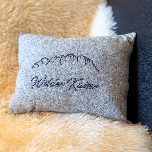"Wilder Kaiser" Design-Zirbenkissen - Ellmauer Zirbenwelt