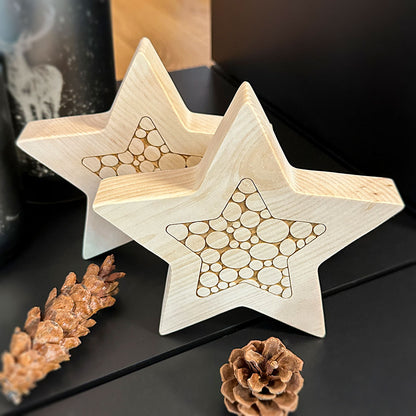 Weihnachtsstern mit Muster