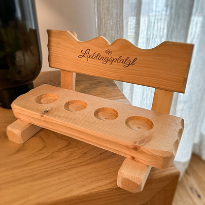 Deko-Zirbenbank "Lieblingsplatzl" - Ellmauer Zirbenwelt