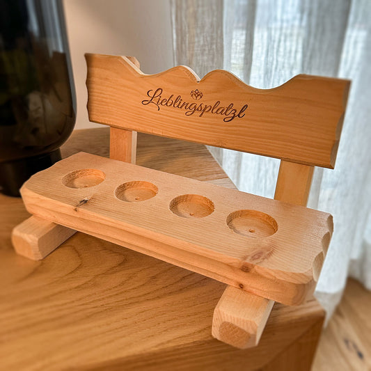 Deko-Zirbenbank "Lieblingsplatzl" - Ellmauer Zirbenwelt