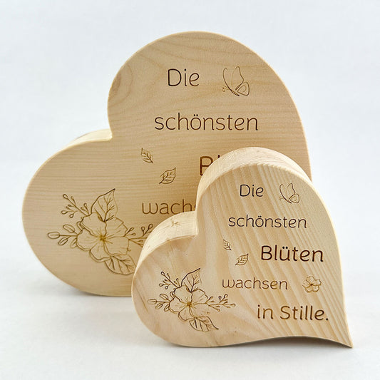 Zirbenherz "Die schönsten Blüten"