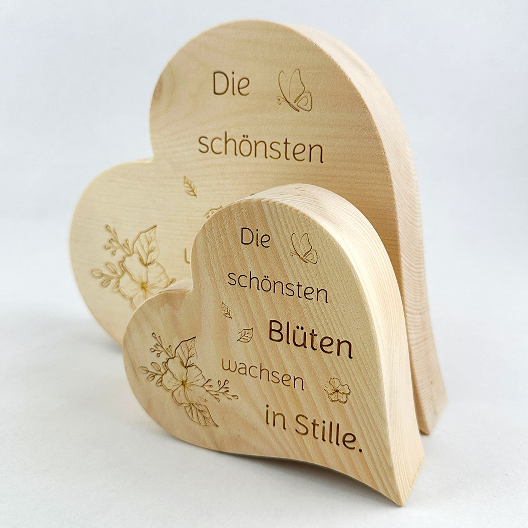 Zirbenherz "Die schönsten Blüten"