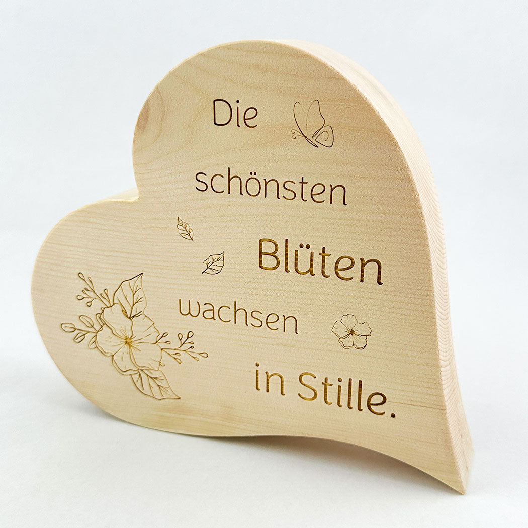 Zirbenherz "Die schönsten Blüten"