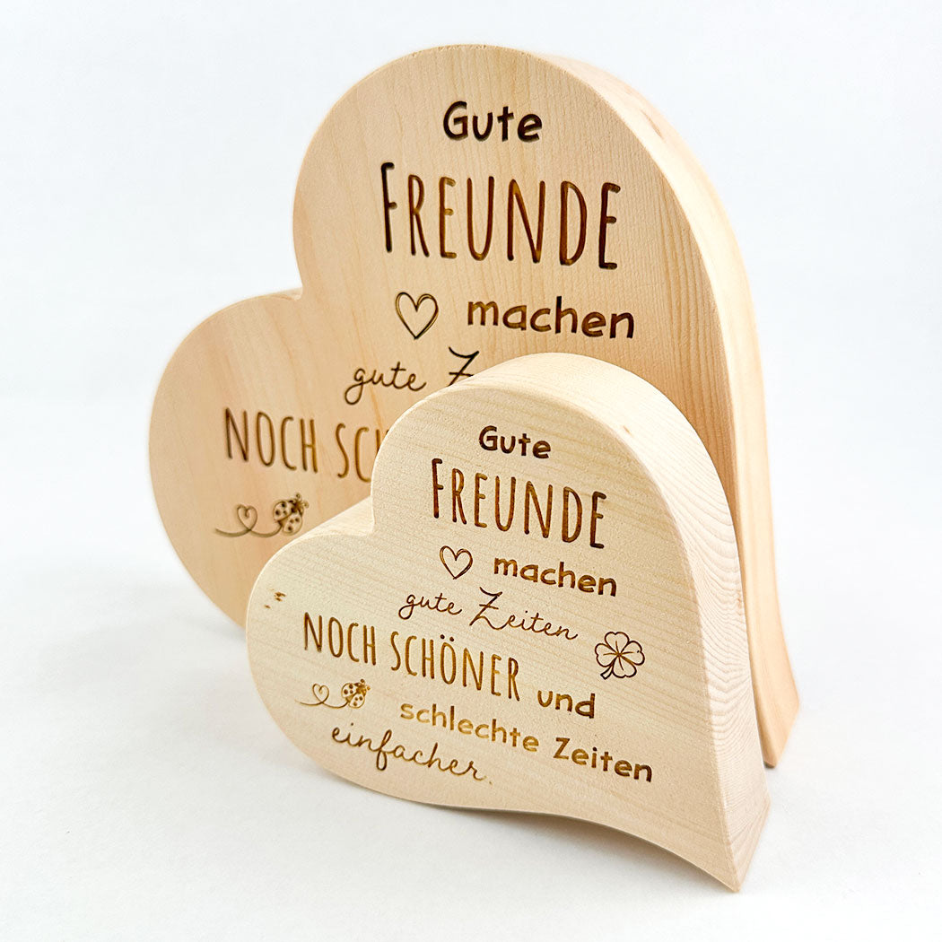 Zirbenherz "Gute Freunde"