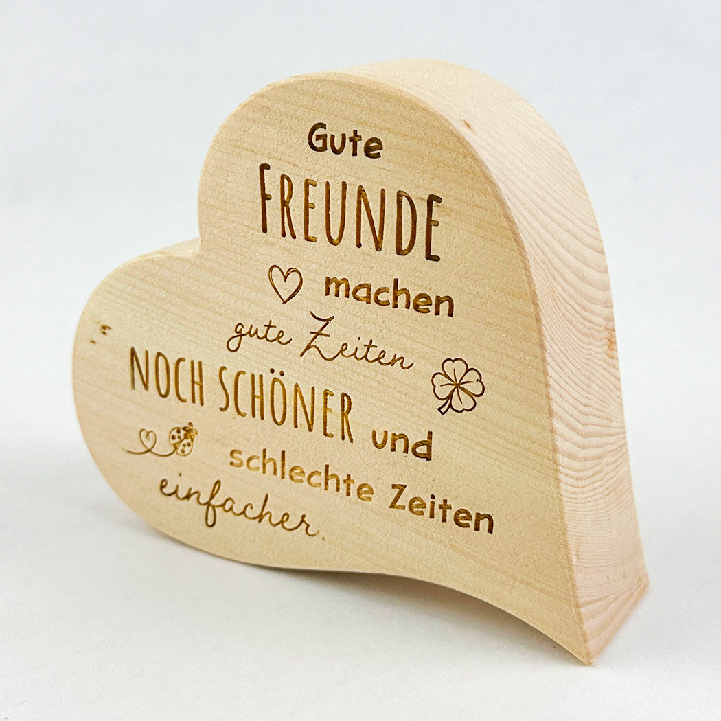 Zirbenherz "Gute Freunde"