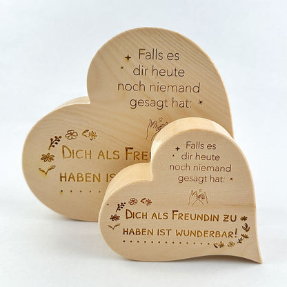 Zirbenherz "Eine gute Freundin"