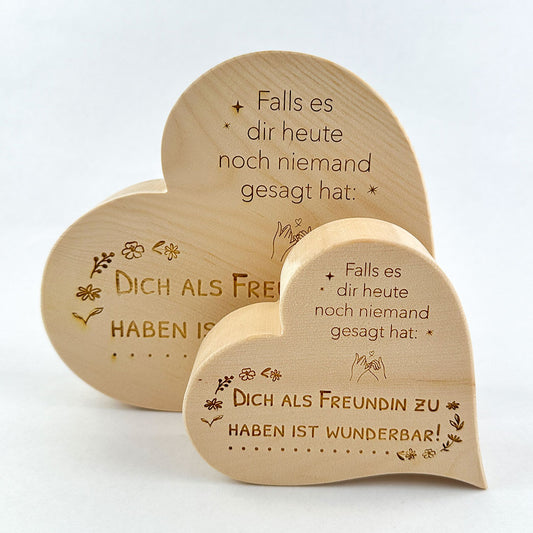 Zirbenherz "Eine gute Freundin"