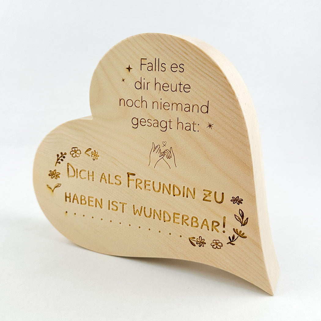 Zirbenherz "Eine gute Freundin"