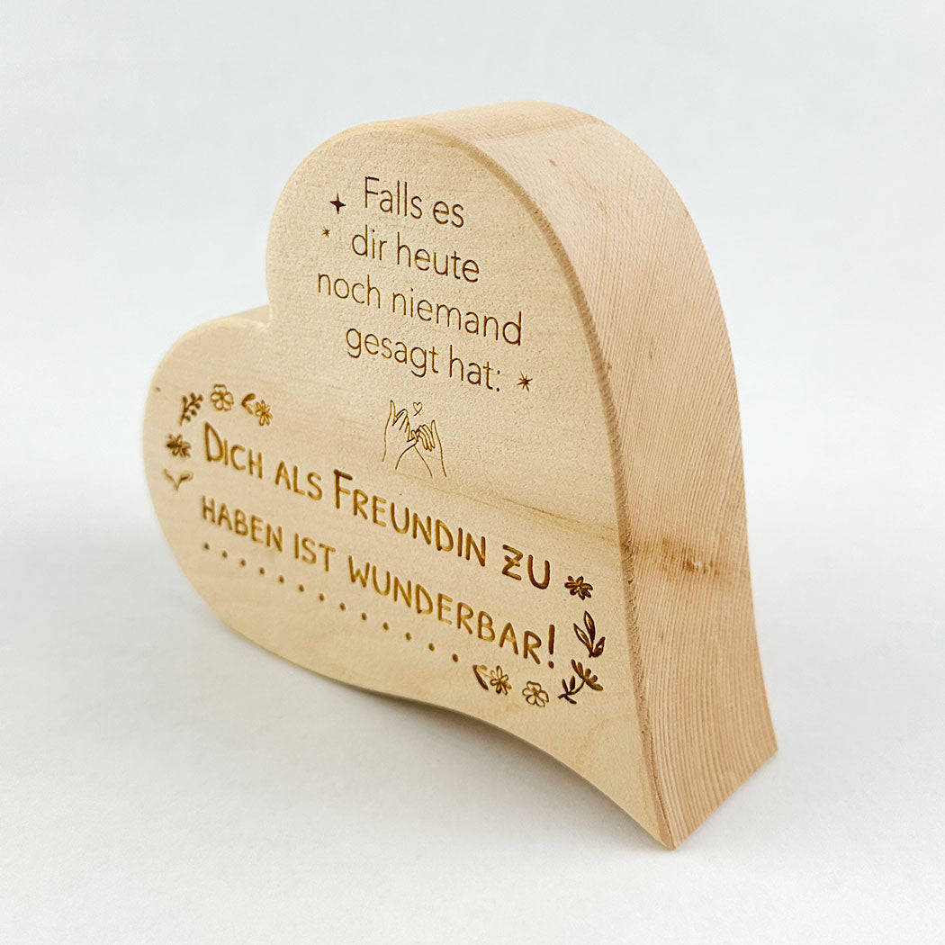 Zirbenherz "Eine gute Freundin"