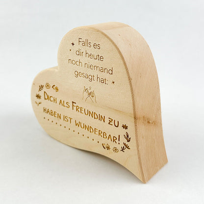 Zirbenherz "Eine gute Freundin"