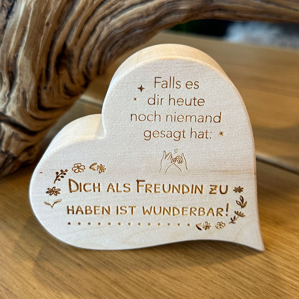 Zirbenherz "Eine gute Freundin"