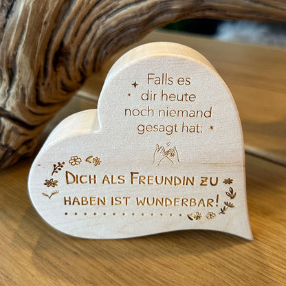 Zirbenherz "Eine gute Freundin"