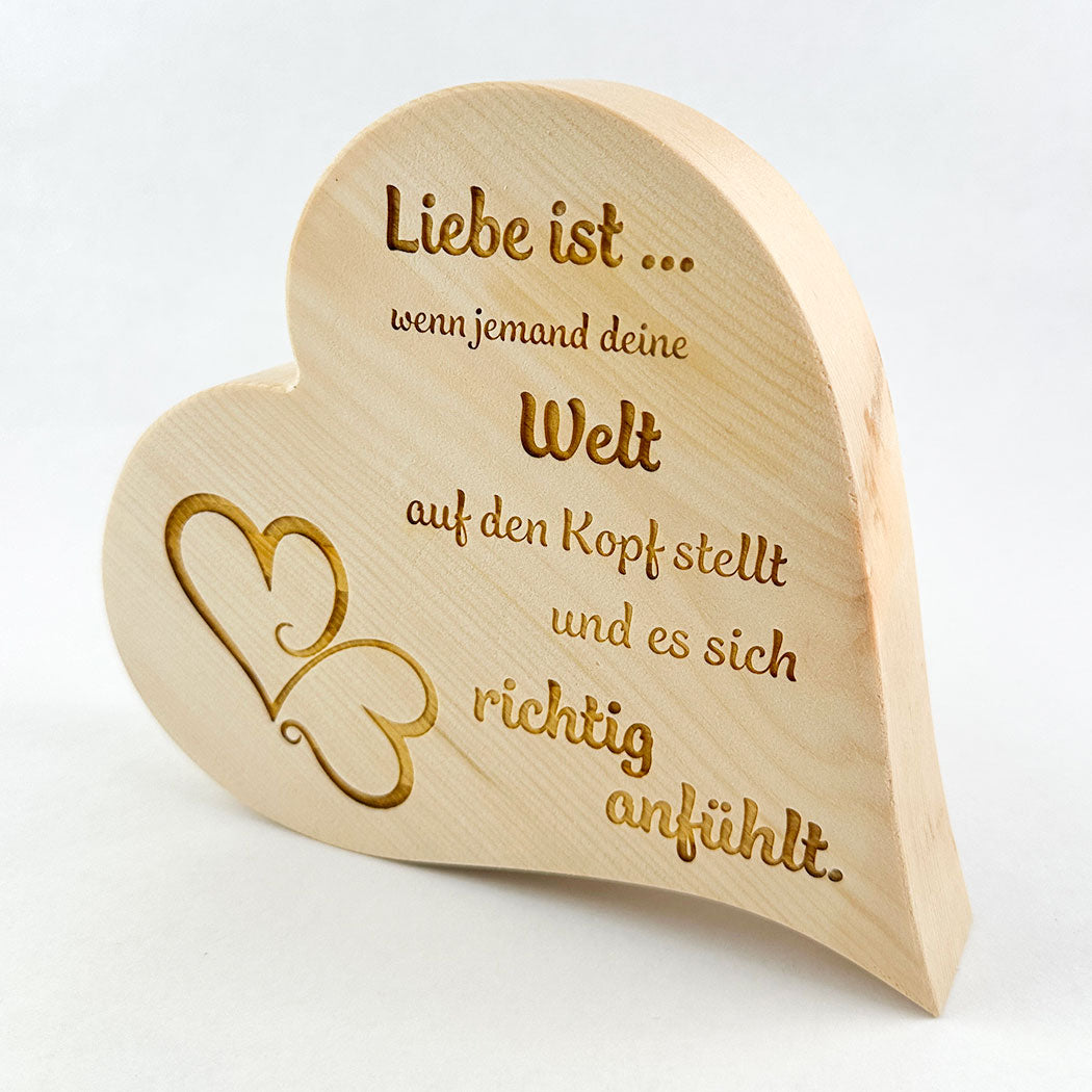 Zirbenherz "Deine Welt"