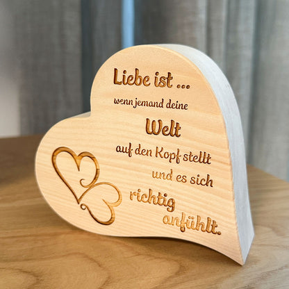 Zirbenherz "Deine Welt"