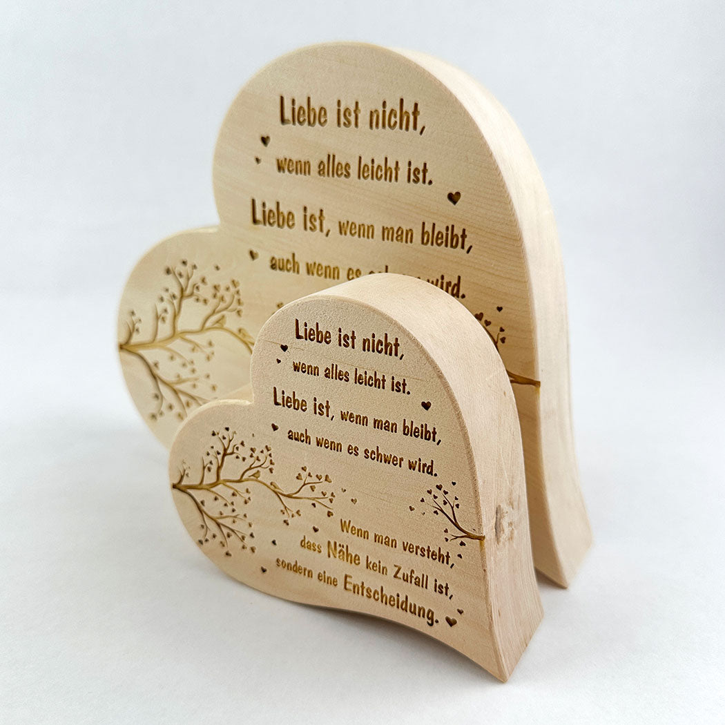 Zirbenherz "Die Liebe"