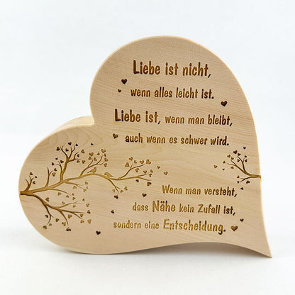 Zirbenherz "Die Liebe"