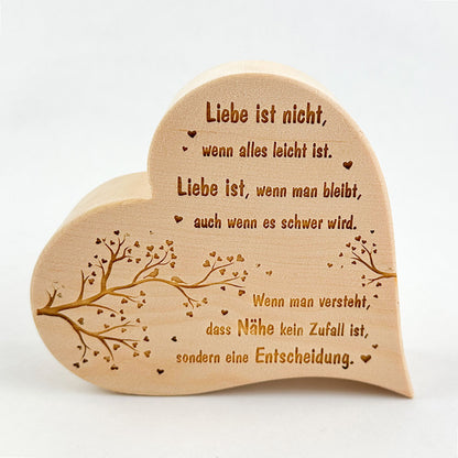 Zirbenherz "Die Liebe"