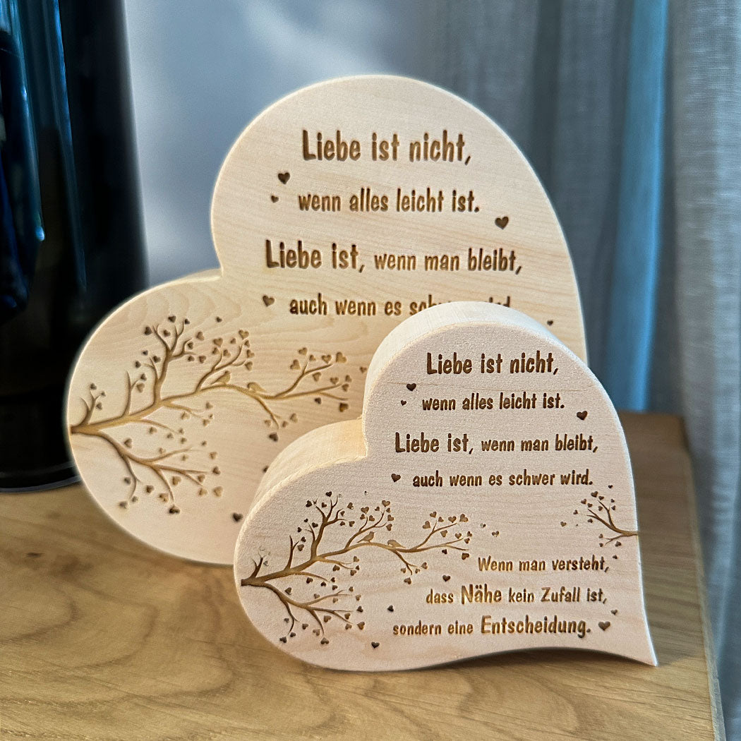 Zirbenherz "Die Liebe"