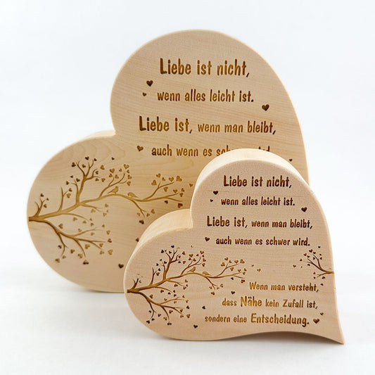 Zirbenherz "Die Liebe"