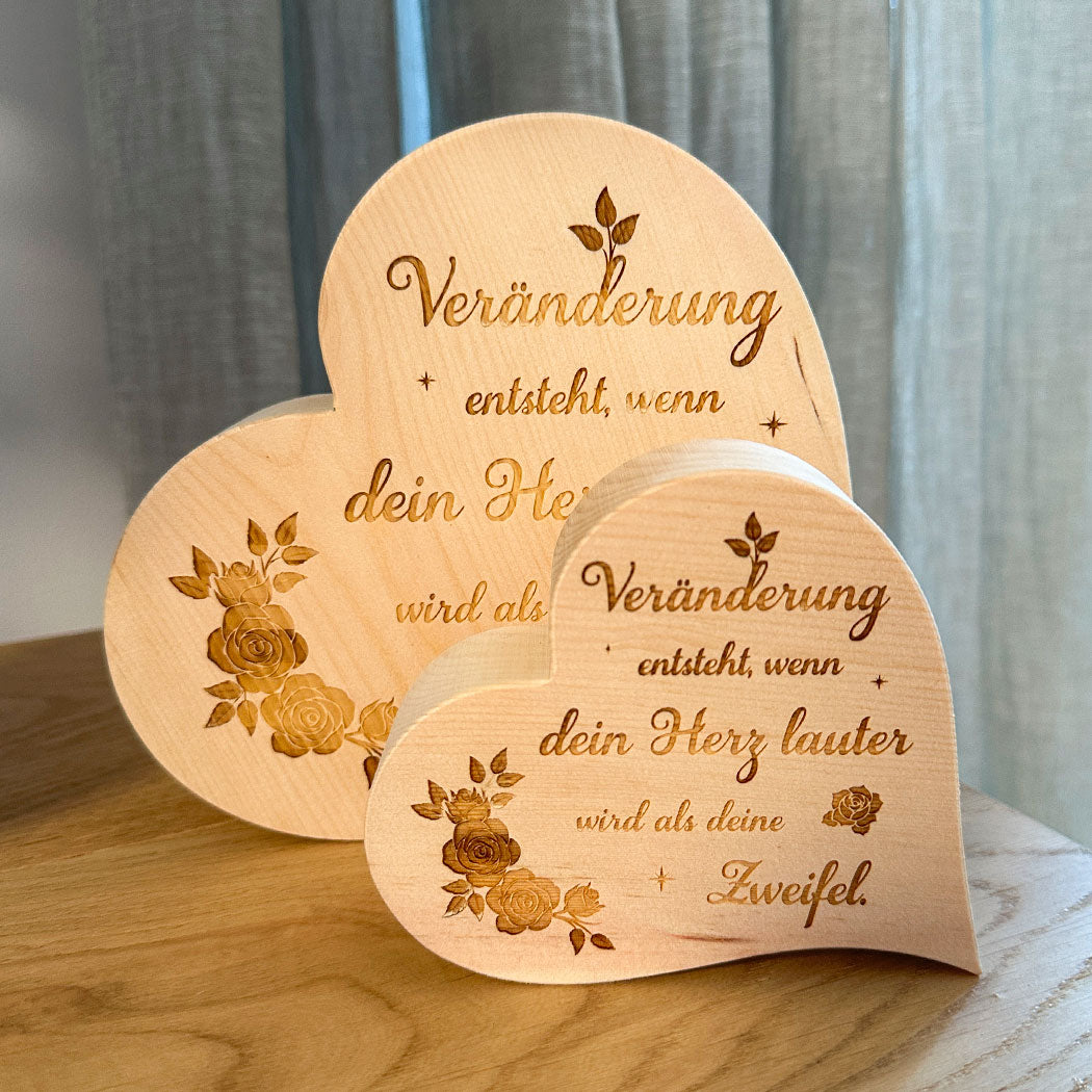 Zirbenherz "Veränderung"