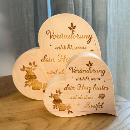 Zirbenherz "Veränderung"