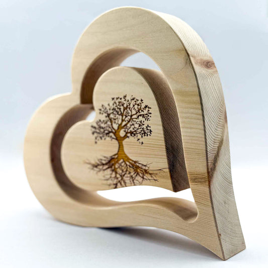 Großes Zirbenherz "Baum des Lebens" - Ellmauer Zirbenwelt