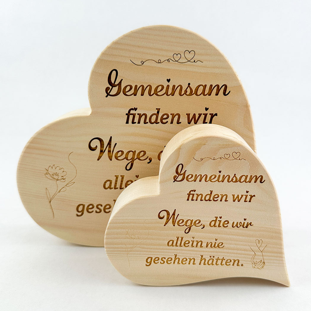 Zirbenherz "Gemeinsam"