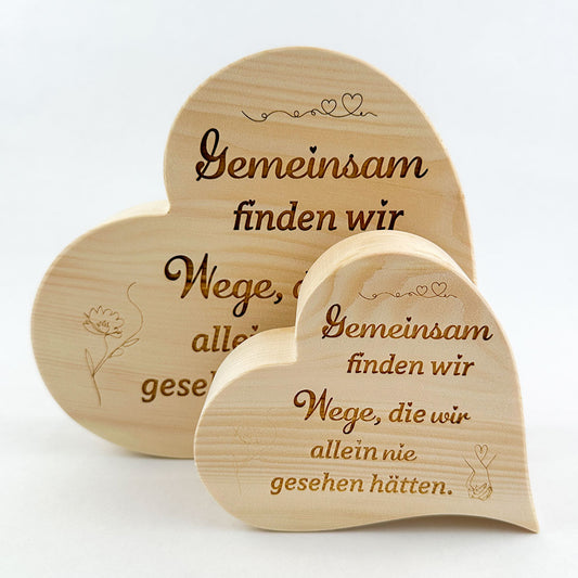 Zirbenherz "Gemeinsam"