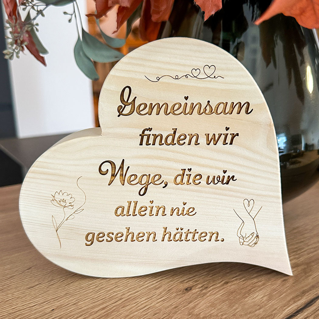 Zirbenherz "Gemeinsam"