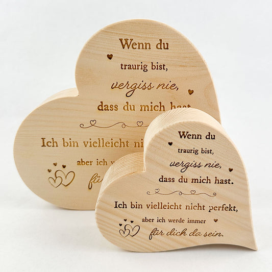 Zirbenherz "Vergiss nie"