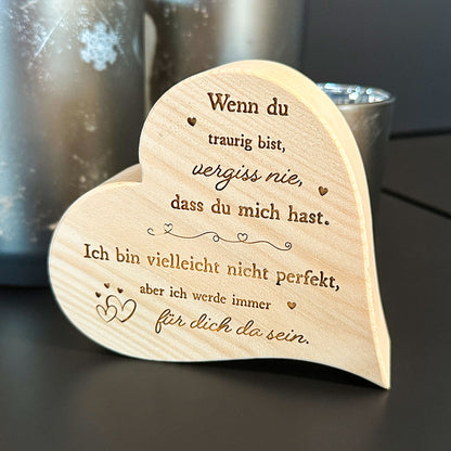 Zirbenherz "Vergiss nie"