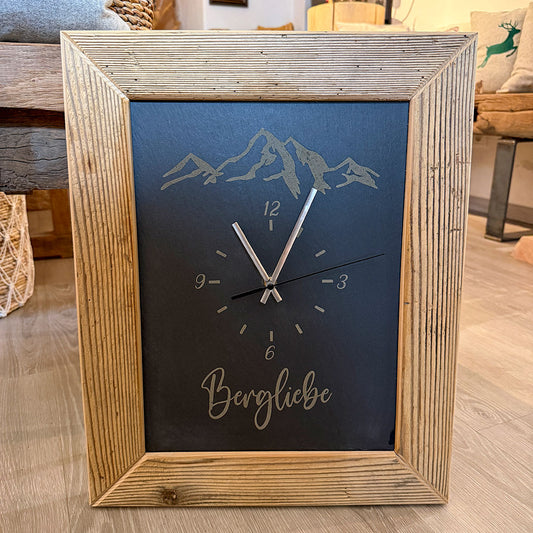 Wanduhr "Bergliebe"