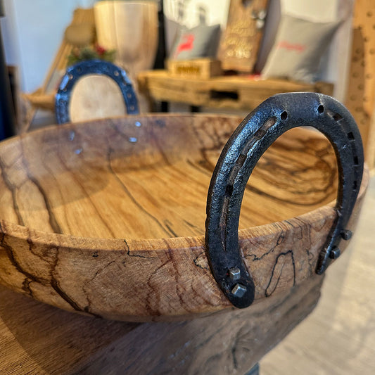 Handgedrechselte Holzschale aus Rotbuche