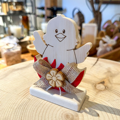 Holzfigur „Küken im Osterei“ - Ellmauer Zirbenwelt