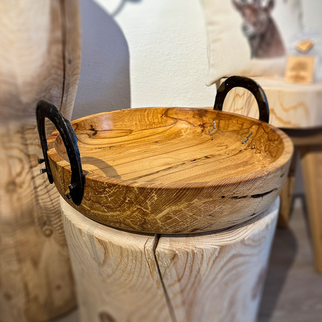 Handgedrechselte Holzschale aus Buche
